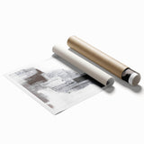 Earthen Harmony Abstracts – Black, White & Gray Modern Wall Art Print