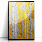 Golden Birch Forest – Autumn Landscape & Nature Art Prints