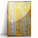 Golden Birch Forest – Autumn Landscape & Nature Art Prints