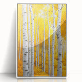Golden Birch Forest – Autumn Landscape & Nature Art Prints