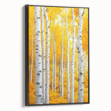 Golden Birch Forest – Autumn Landscape & Nature Art Prints