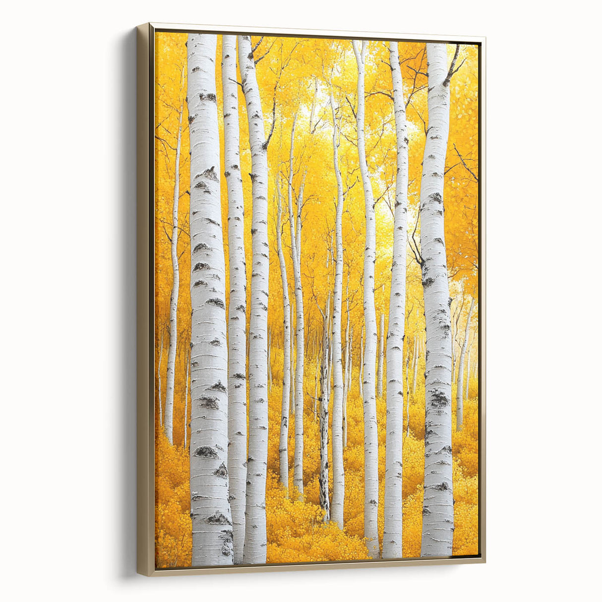 Golden Birch Forest – Autumn Landscape & Nature Art Prints