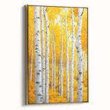 Golden Birch Forest – Autumn Landscape & Nature Art Prints