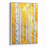 Golden Birch Forest – Autumn Landscape & Nature Art Prints