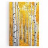 Golden Birch Forest – Autumn Landscape & Nature Art Prints