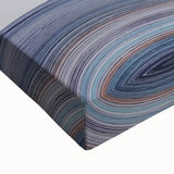 Modern Art Prints - Gray Blue and Gold Abstract Wall Decor