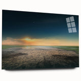 Serene Sunset Wall Art – Tranquil Nature Starry Sky Print