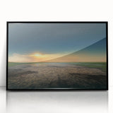 Serene Sunset Wall Art – Tranquil Nature Starry Sky Print