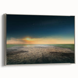 Serene Sunset Wall Art – Tranquil Nature Starry Sky Print