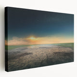 Serene Sunset Wall Art – Tranquil Nature Starry Sky Print