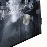 City Skyline Wall Art – Cinematic Moody Night Street Print