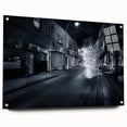City Skyline Wall Art – Cinematic Moody Night Street Print