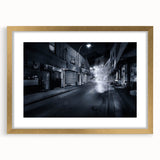 City Skyline Wall Art – Cinematic Moody Night Street Print