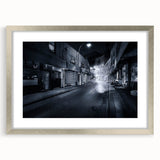 City Skyline Wall Art – Cinematic Moody Night Street Print