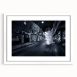City Skyline Wall Art – Cinematic Moody Night Street Print