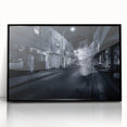 City Skyline Wall Art – Cinematic Moody Night Street Print