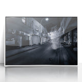 City Skyline Wall Art – Cinematic Moody Night Street Print