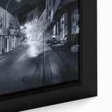City Skyline Wall Art – Cinematic Moody Night Street Print