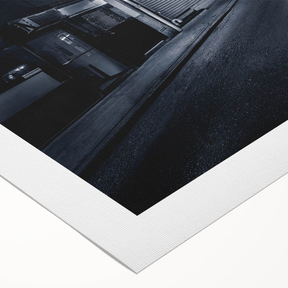 City Skyline Wall Art – Cinematic Moody Night Street Print