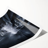 City Skyline Wall Art – Cinematic Moody Night Street Print