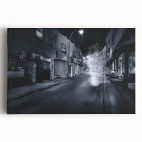 City Skyline Wall Art – Cinematic Moody Night Street Print
