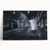 City Skyline Wall Art – Cinematic Moody Night Street Print