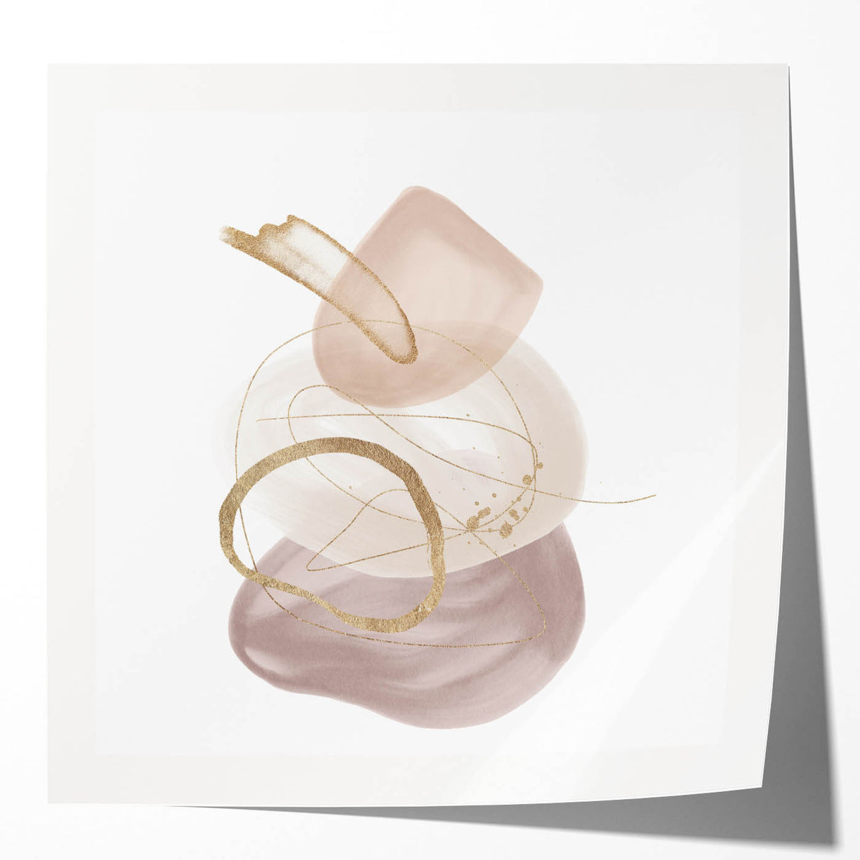 Contemporary Geometric Art for Interiors – Minimalist Abstract Print