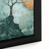 Abstract Cliffside Tree – Nature-Inspired Landscape Art Prints