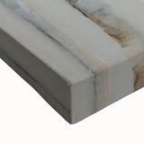 Minimalist Landscape Wall Art – Serene Gray Blue Birch Forest