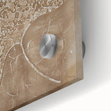 Serene Landscape Wall Art – Tranquil Nature Canvas Print in Beige