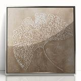 Serene Landscape Wall Art – Tranquil Nature Canvas Print in Beige