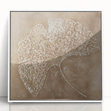 Serene Landscape Wall Art – Tranquil Nature Canvas Print in Beige