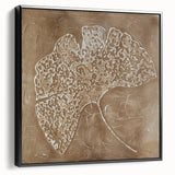 Serene Landscape Wall Art – Tranquil Nature Canvas Print in Beige