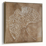 Serene Landscape Wall Art – Tranquil Nature Canvas Print in Beige