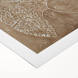 Serene Landscape Wall Art – Tranquil Nature Canvas Print in Beige