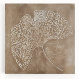 Serene Landscape Wall Art – Tranquil Nature Canvas Print in Beige