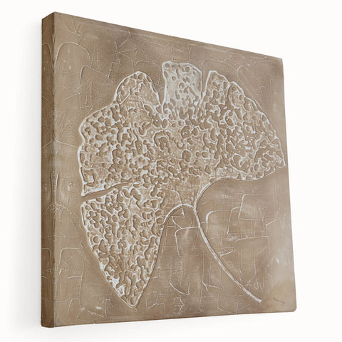 Serene Landscape Wall Art – Tranquil Nature Canvas Print in Beige