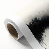 Large Black and White Abstract Wall Art - Monochrome Canvas Painting