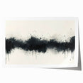 Large Black and White Abstract Wall Art - Monochrome Canvas Painting
