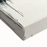 Large Black and White Abstract Wall Art - Monochrome Canvas Painting