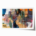 Geometric Abstract Art Prints – Urban Color Blocks & Linework