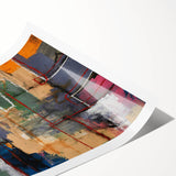 Geometric Abstract Art Prints – Urban Color Blocks & Linework