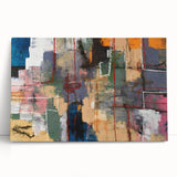 Geometric Abstract Art Prints – Urban Color Blocks & Linework