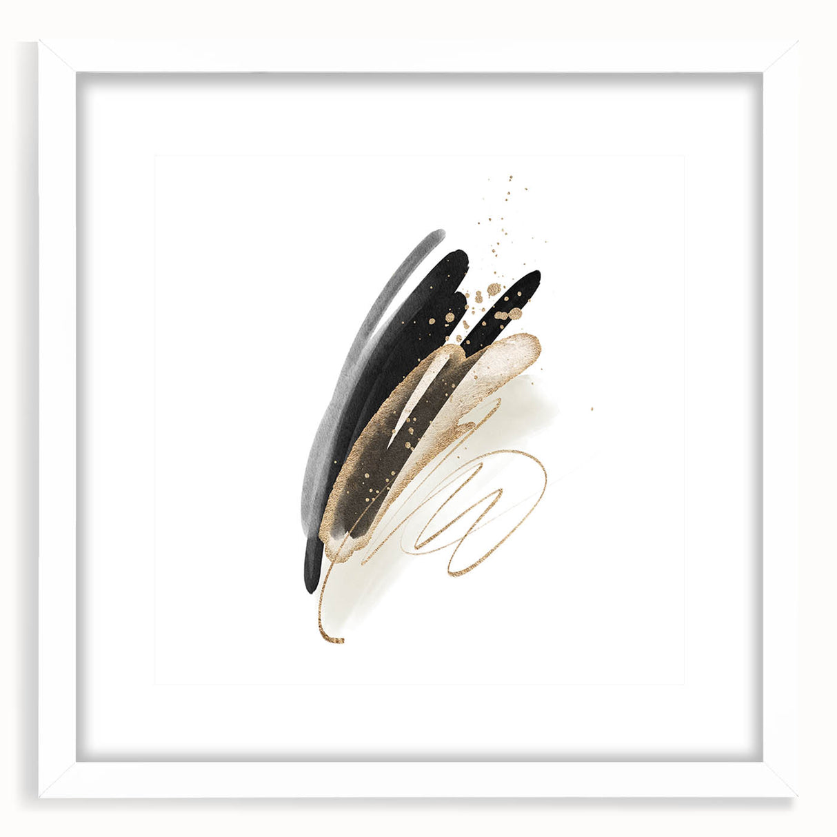 Abstract Geometric Framed Art – Minimalist Wall Art for Modern Homes