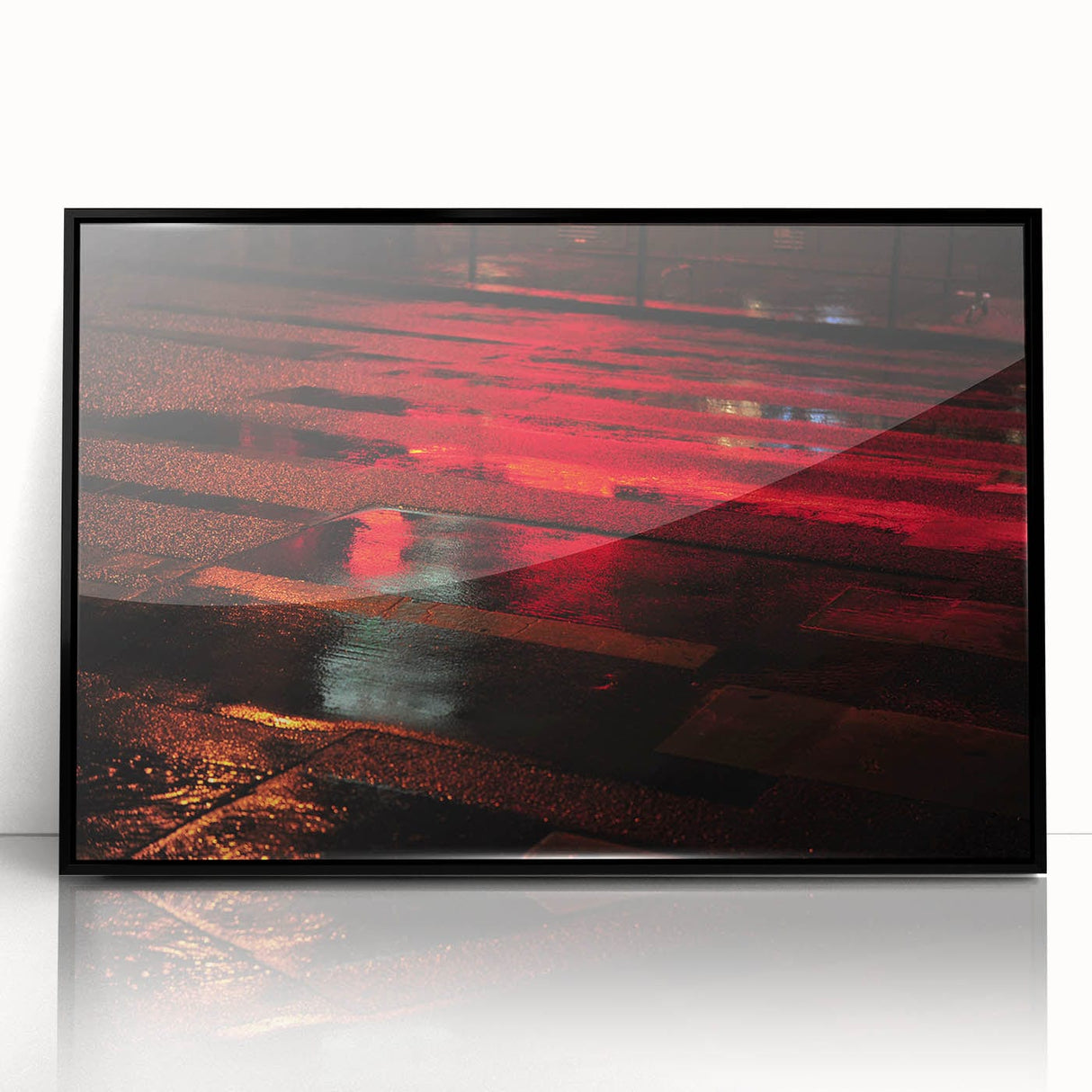 Urban Scenery Wall Art - Vibrant Cityscape Photography Print