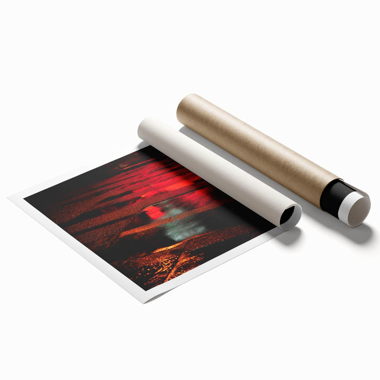 Urban Scenery Wall Art - Vibrant Cityscape Photography Print