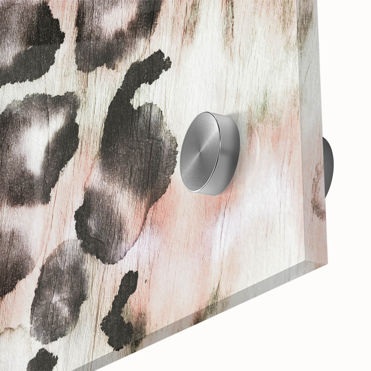 Earthen Harmony Abstracts – Blush and Black Modern Watercolor Wall Art