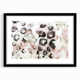 Earthen Harmony Abstracts – Blush and Black Modern Watercolor Wall Art