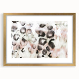 Earthen Harmony Abstracts – Blush and Black Modern Watercolor Wall Art