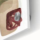 Geometric Minimalist Abstract Wall Art – Framed Modern Canvas Print